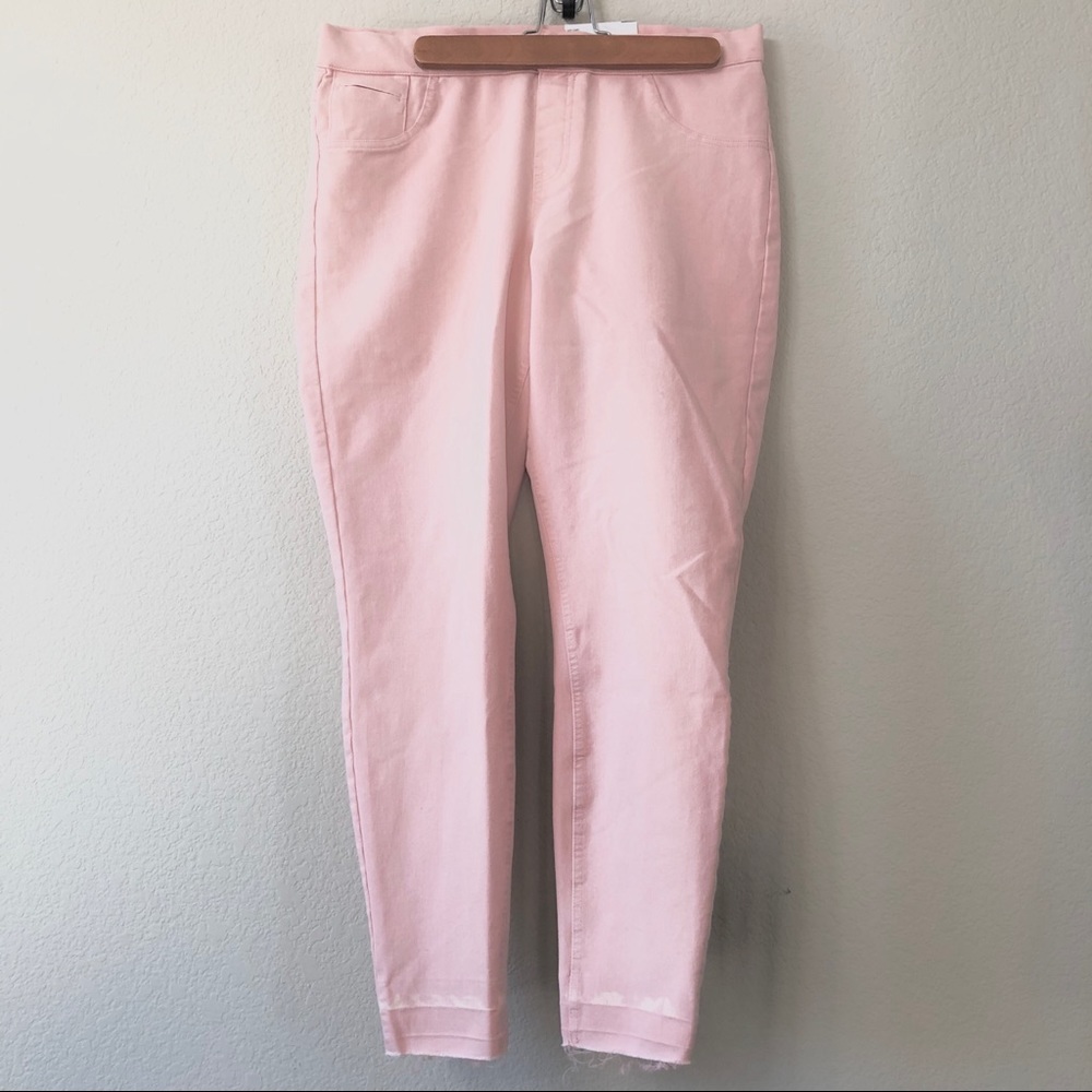 NWT Zeza B Raw Edge Skimmer Leggings Large - Picture 2 of 4